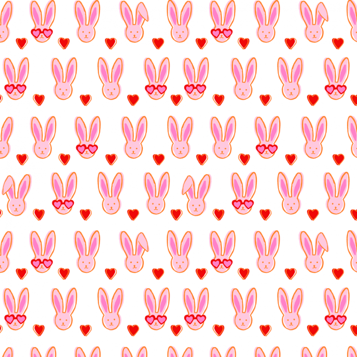 Paint Roller Rabbit Wallpaper 1