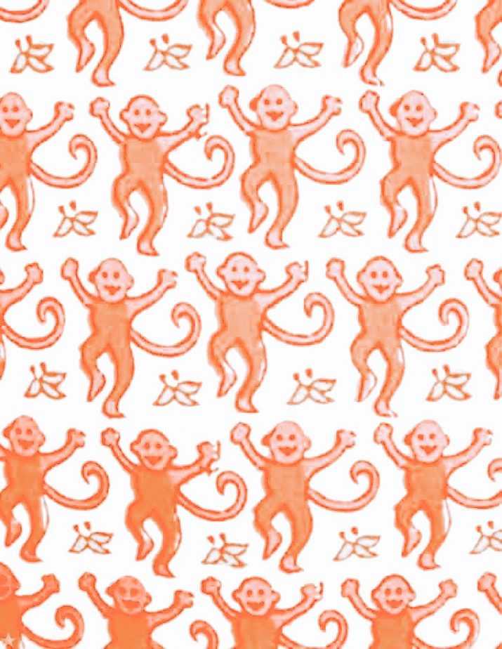 Orange Roller Rabbit Wallpaper 1