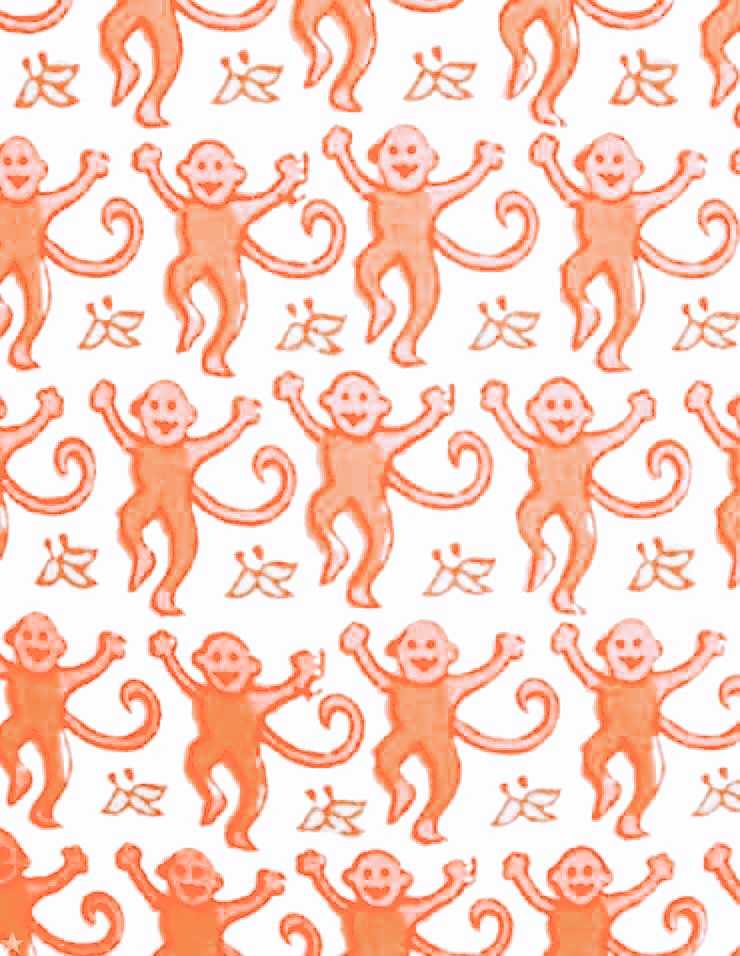 Orange Roller Rabbit Wallpaper - Wallpaper Sun