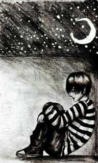 Night Sad Alone Wallpaper 21
