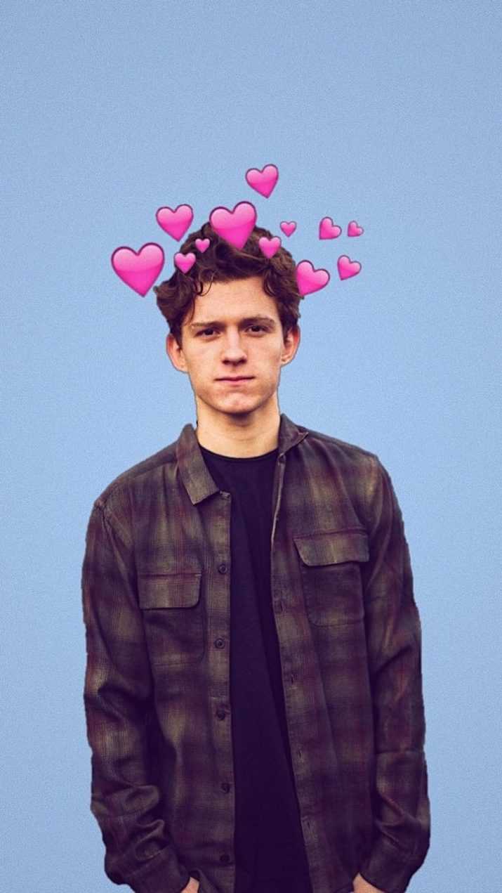 Heart Tom Holland Wallpaper 1