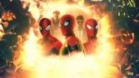 Fire All Three Spider Man Wallpaper 5