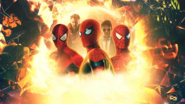 Fire All Three Spider Man Wallpaper 1