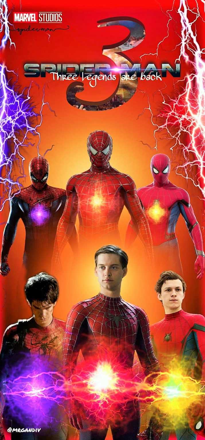 Cool All Three Spider Man Wallpaper 1
