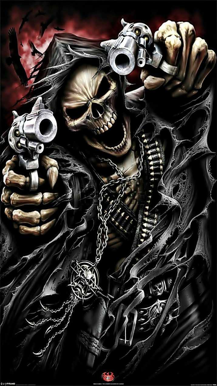 Skeleton Badass Wallpaper 1