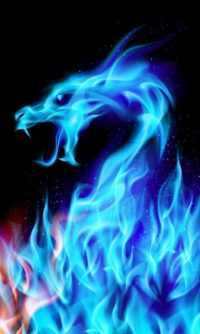 Dragon Blue Fire Wallpaper 15