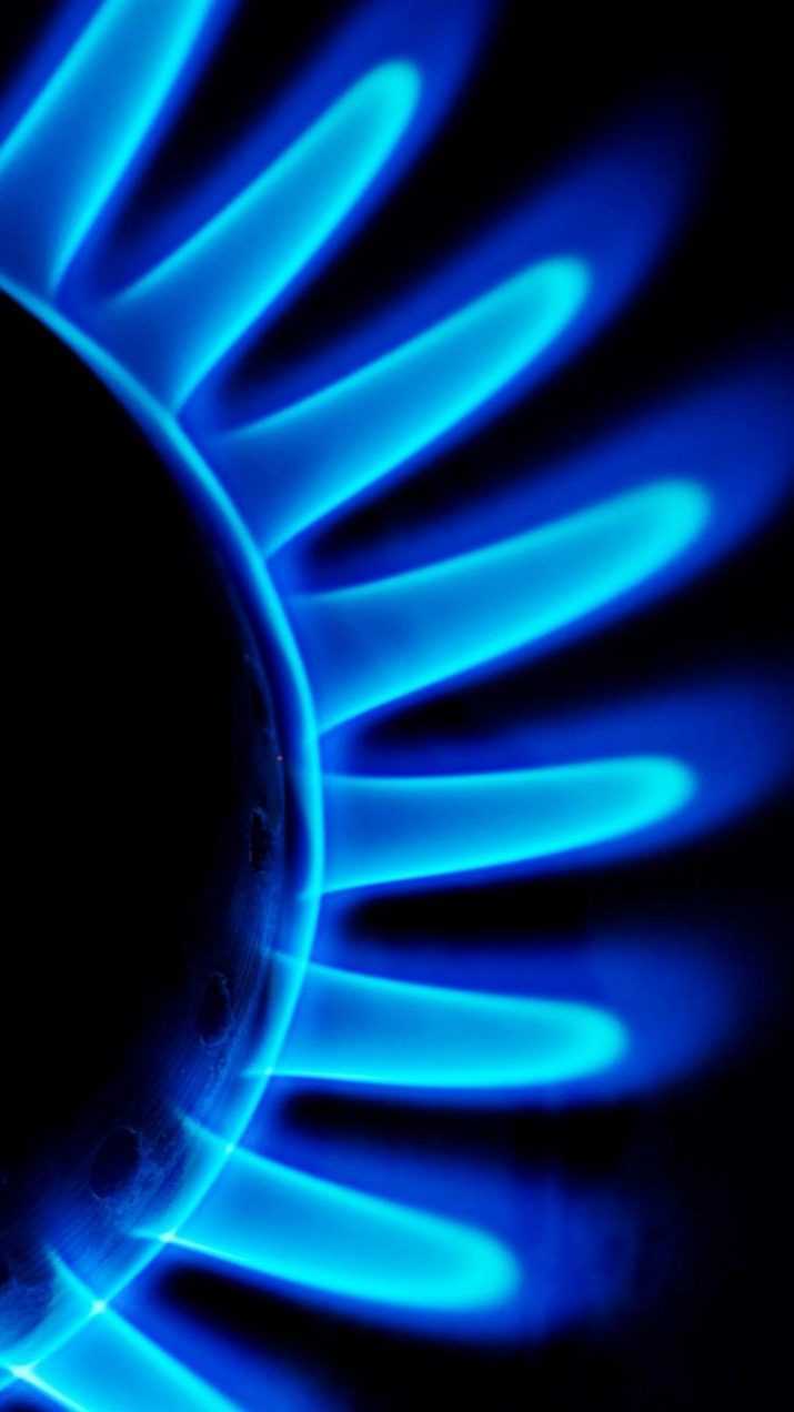 Phone Blue Fire Wallpaper 1