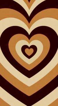 Iphone Brown Heart Wallpaper 24
