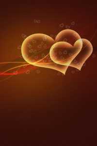 Tablet Brown Heart Wallpaper 26