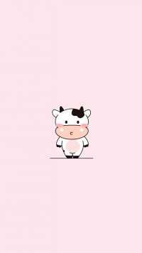 Kawaii Cute Cow Wallpaper 2