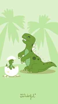 To Be A Mother Cute Dinosaur Wallpaper 4