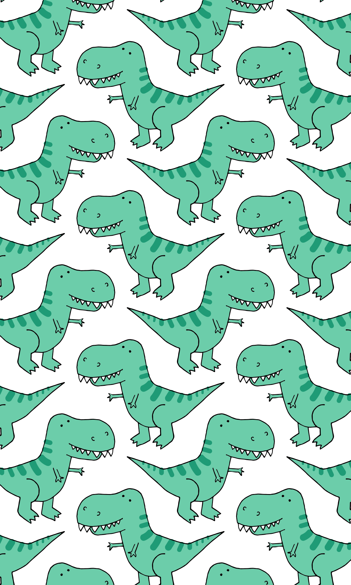 T-Rex Cute Dinosaur Wallpaper 1