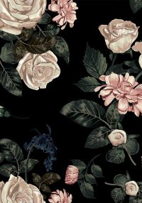 Download Dark Floral Wallpaper 15