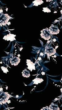 Hd Dark Floral Wallpaper 2