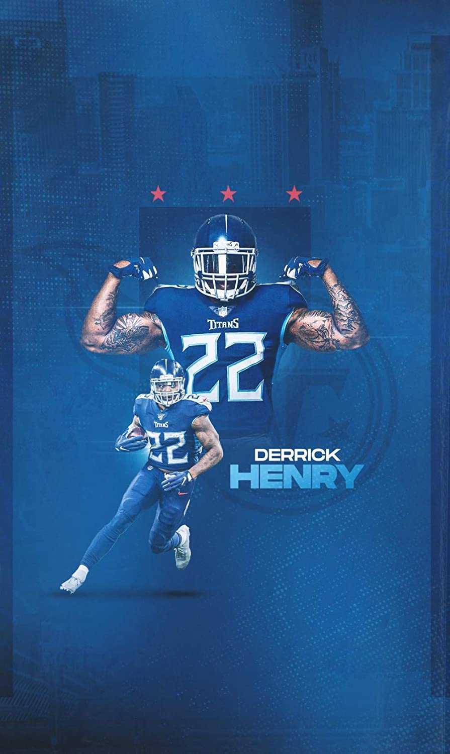 Blue Derrick Henry Wallpaper 1
