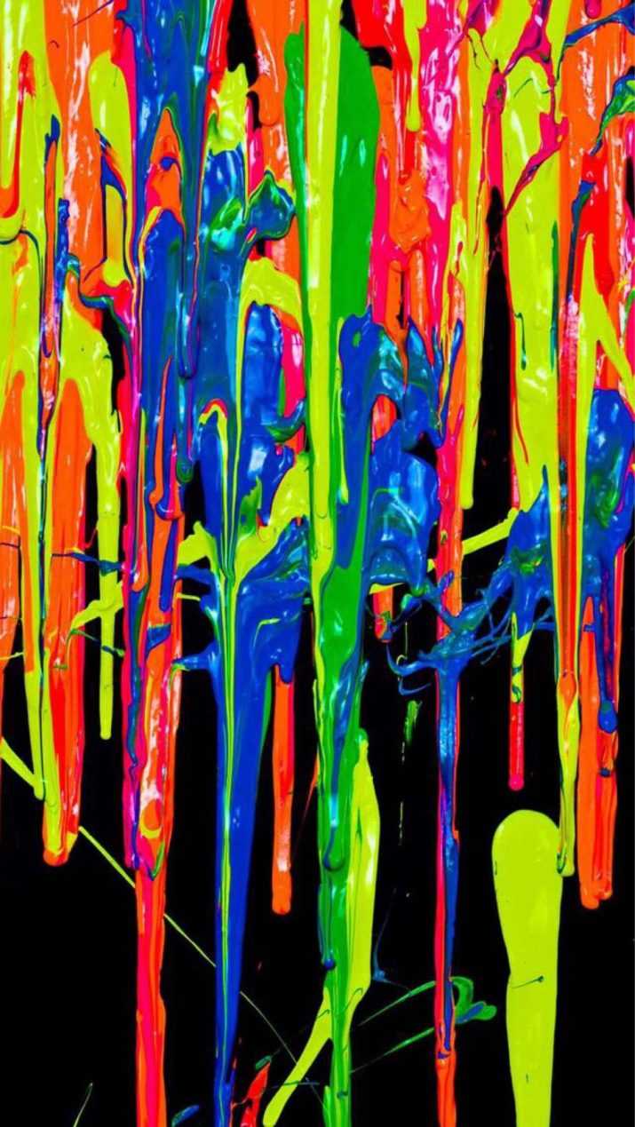 Colorful Drip Wallpaper 1