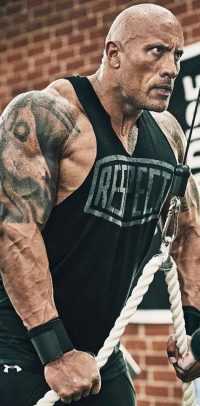 Bodybuilder Dwayne Johnson Wallpaper 35