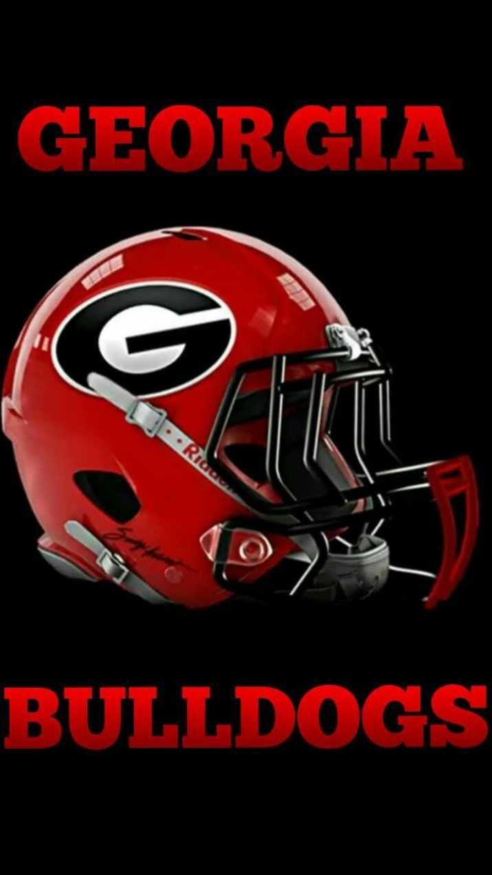 Red Helmet Georgia Bulldogs Wallpaper 1