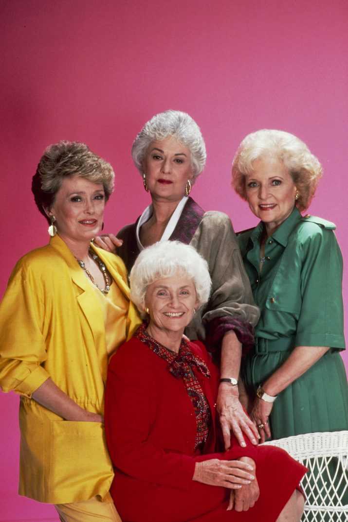 Pink Golden Girls Wallpaper 1