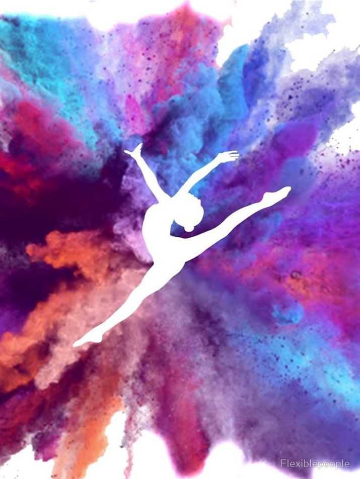 Colored Smoke Gymnastics Wallpaper 1