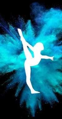 Blue Smoke Gymnastics Wallpaper 11