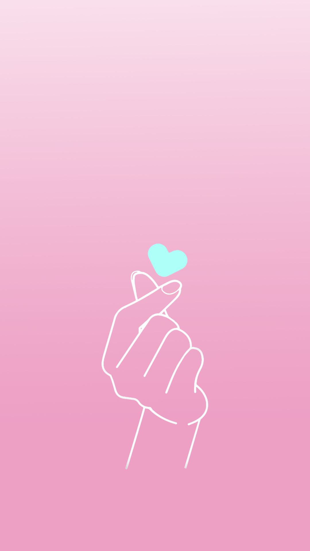 Heart Pink Aesthetic Wallpaper 1