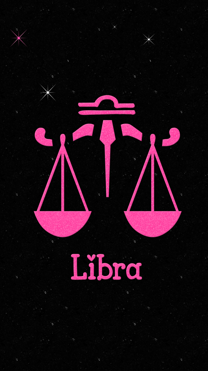 Pink Libra Aesthetic Wallpaper 1