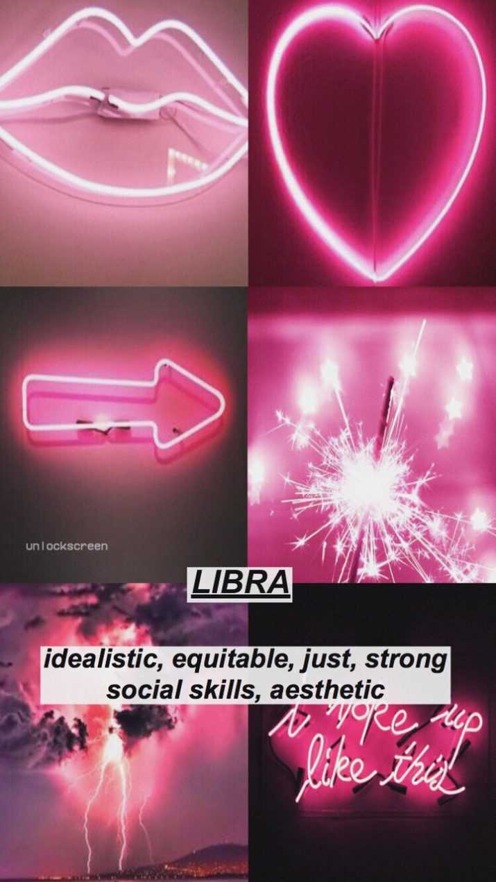 Neon Light Libra Aesthetic 1