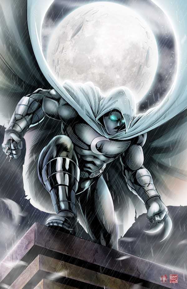 Grey Moon Knight Wallpaper 1