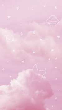 Cloud Pink Aesthetic Wallpaper 25