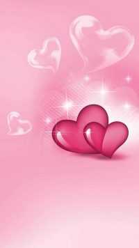 Love Pink Heart Wallpaper 32