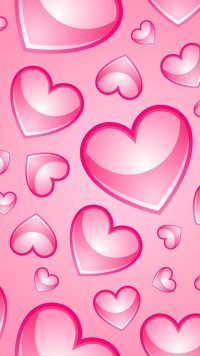 Pink Hearts Wallpaper 10