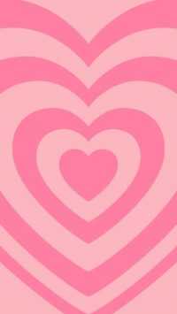 Heart Pink Preppy Wallpaper 45
