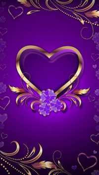 Aesthetic Purple Heart Wallpaper 13
