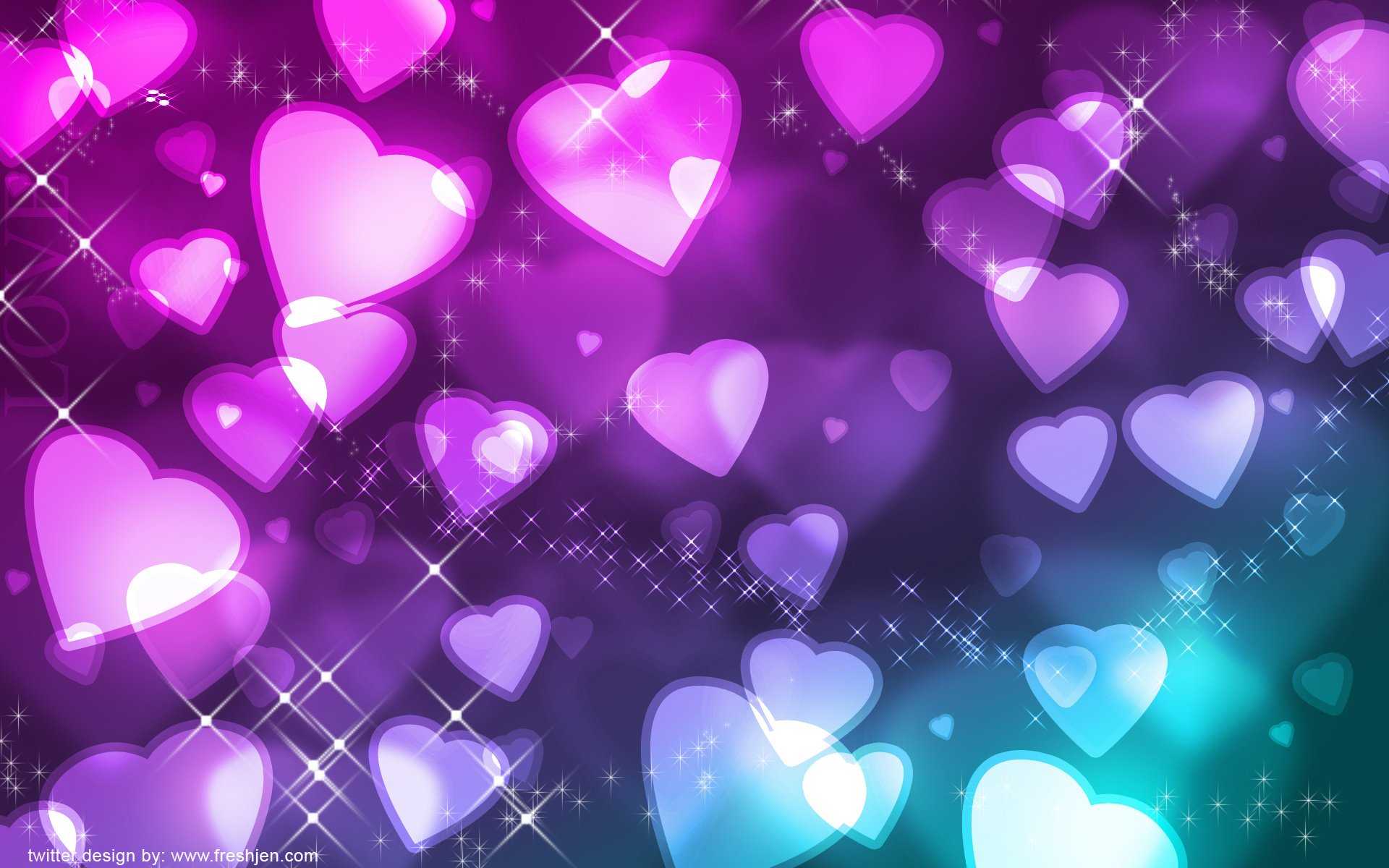 Desktop Purple Heart Wallpaper 1