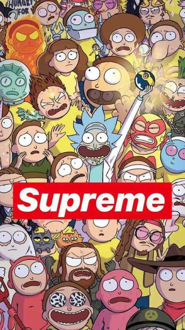 Supreme Rick And Morty Wallpaper 1 Supreme Rick And Morty Wallpaper 1