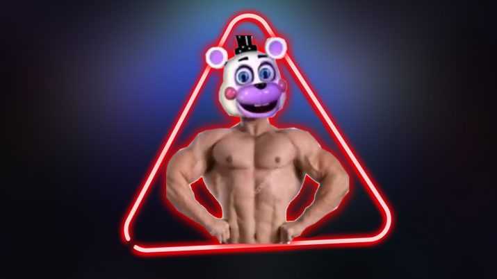 Bodybuilder Fnaf Security Breach Wallpaper 1