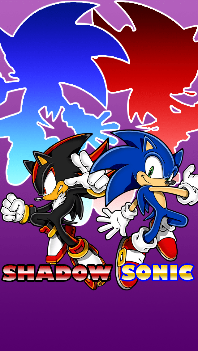 Sonic & Shadow The Hedgehog Wallpaper 1