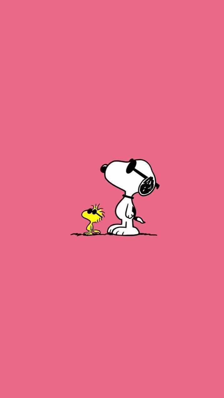 Pink Snoopy Wallpaper 1