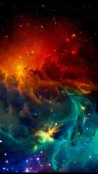 Colorful Space Background Wallpaper 13