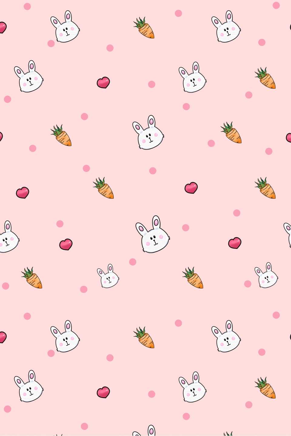 Pattern Bunny Wallpaper 1