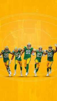 Yellow Green Bay Packers Wallpaper 3