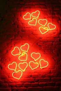 Neon Heart Wallpaper Aesthetic 32