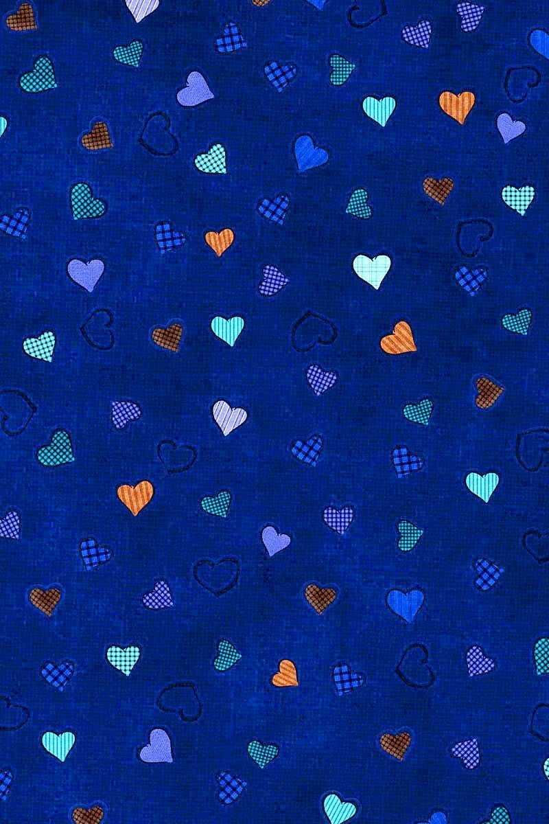 Dark Blue Heart Wallpaper Aesthetic 1
