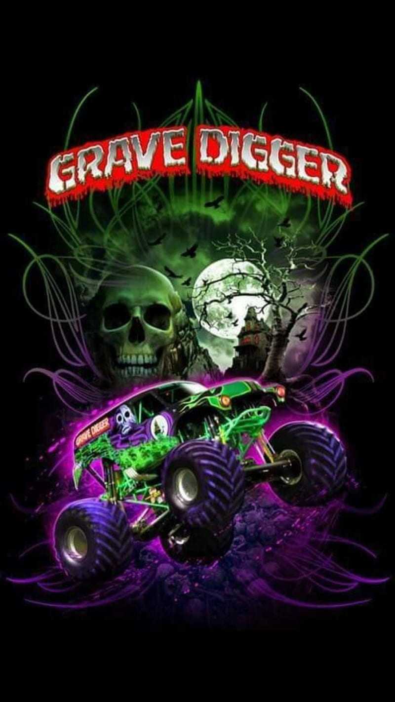 Grave Digger Monster Truck Wallpaper 1
