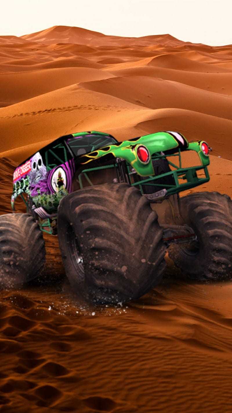 Desert Monster Truck Wallpaper 1