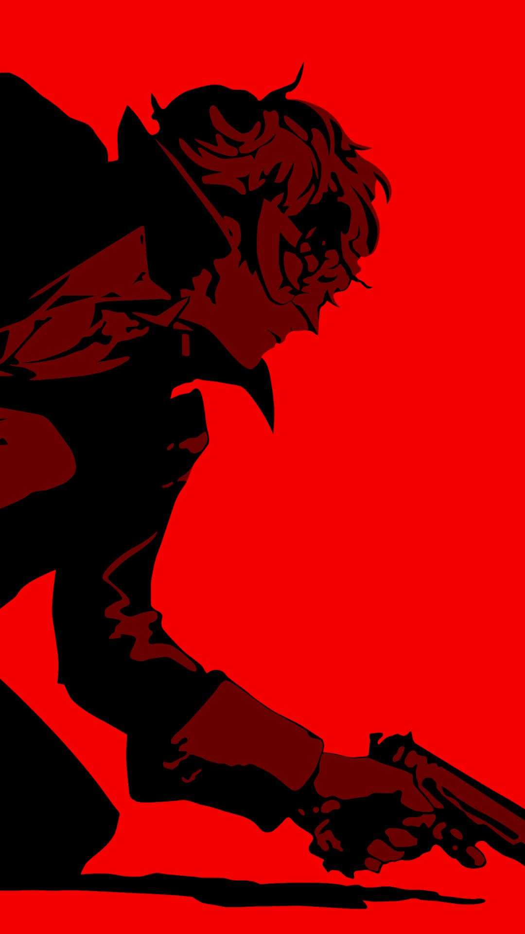 Red Iphone Persona 5 Wallpaper 1
