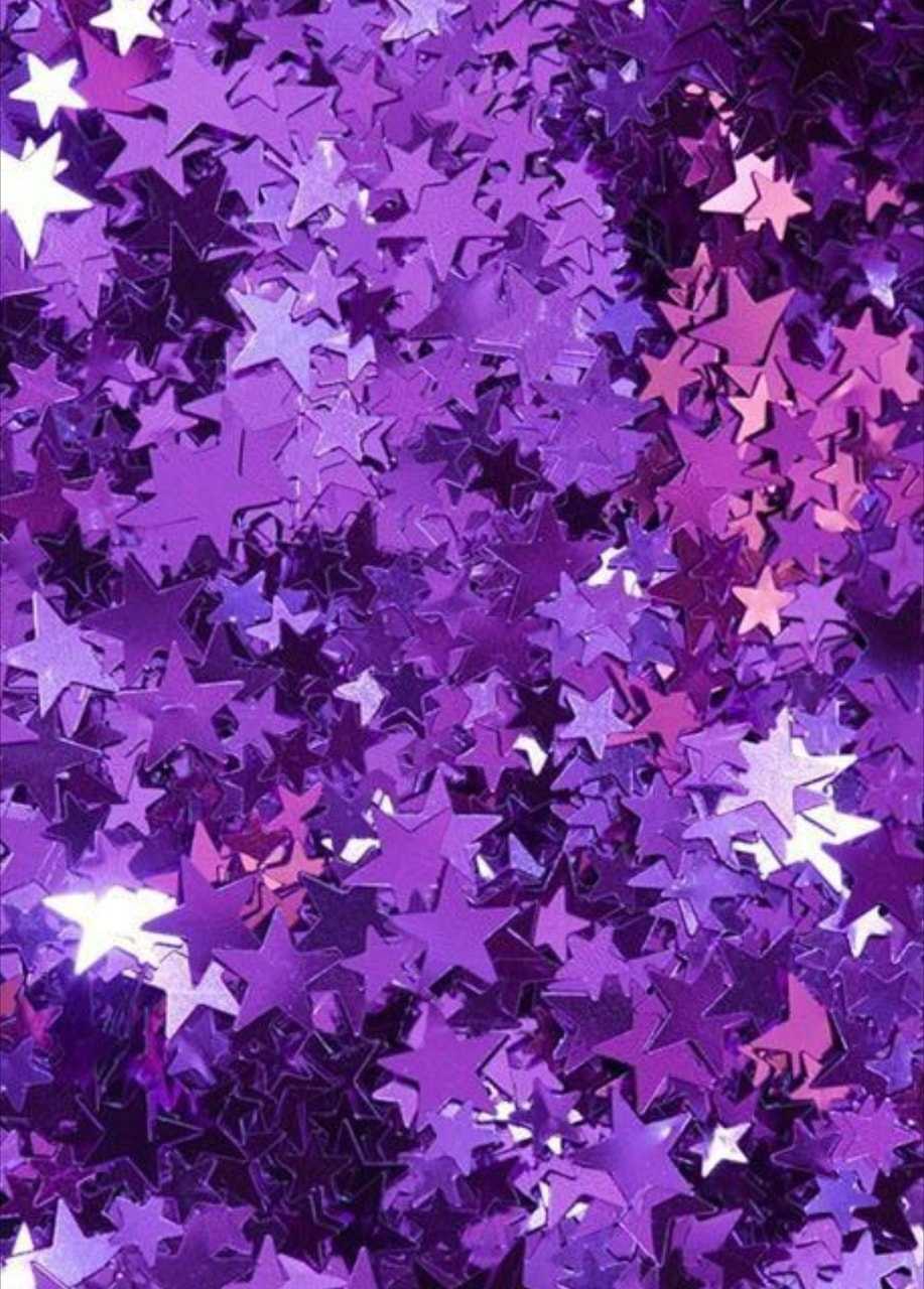 Stars Purple Aesthetic Wallpaper 1