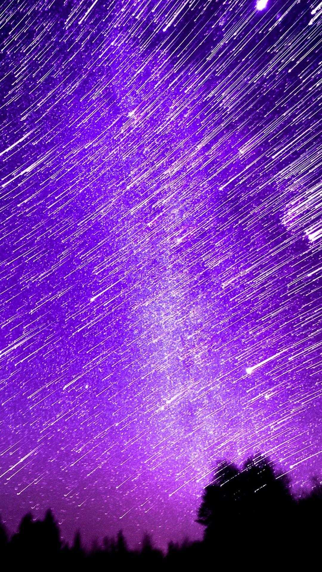 Galaxy Purple Aesthetic Wallpaper 1