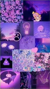 Collage Purple Aesthetic Wallpaper 31